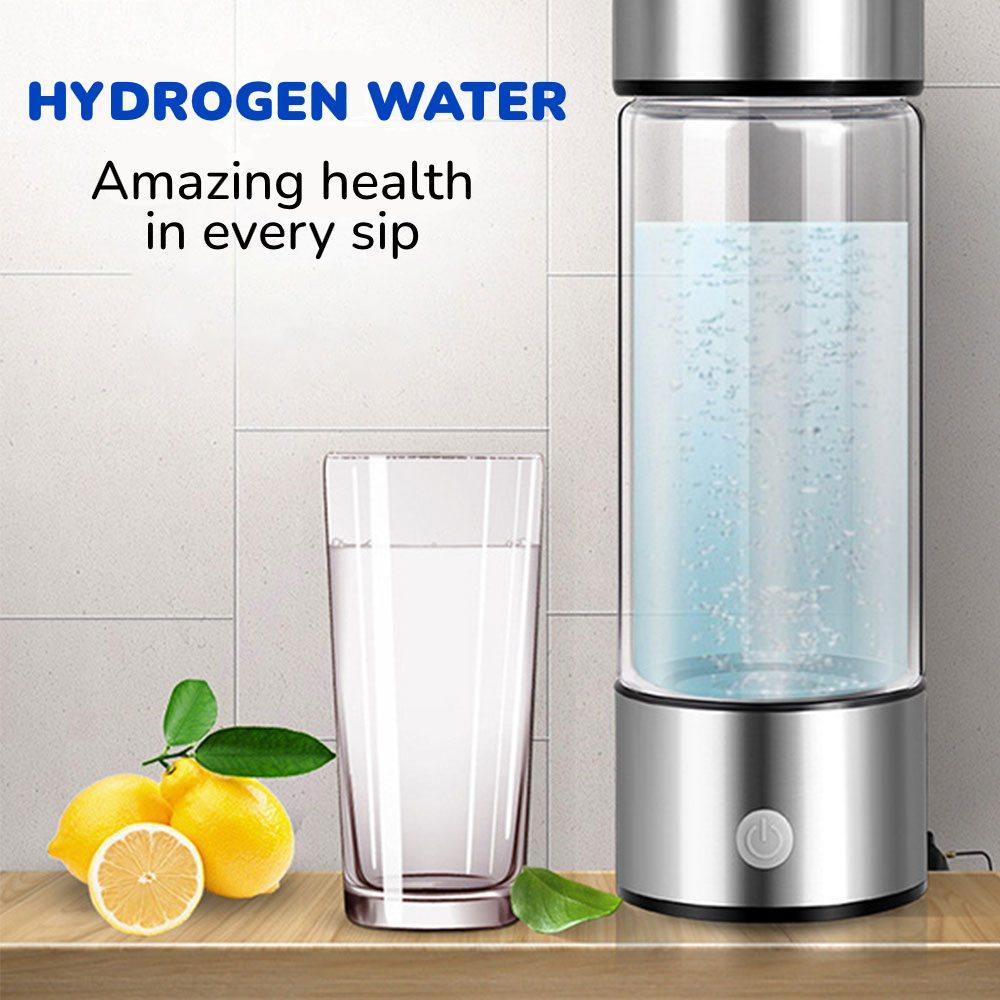 Hydrogen Water Bottle 750ml Push - Button Generator Portable 1200mAh - Emporium Shop