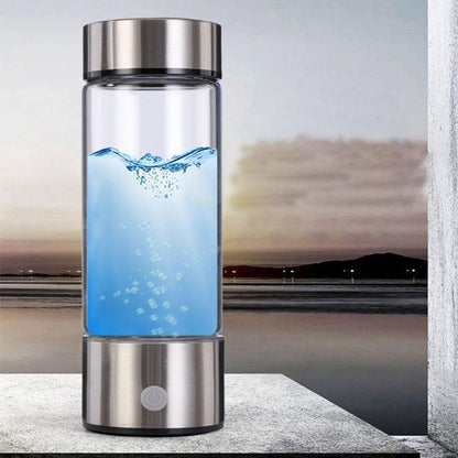 Hydrogen Water Bottle 750ml Push - Button Generator Portable 1200mAh - Emporium Shop